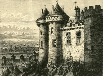 Zamek Hennebon, 1890.