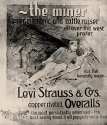 Okładka katalogu Levi Strauss & Co., 1905.
