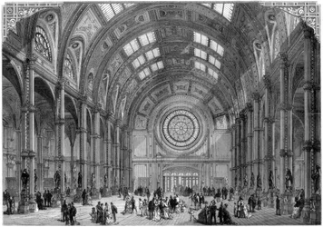 Centralny Hall, Alexandra Palace, Londyn, 1875