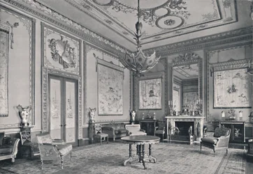 Sala Centralna, Pałac Buckingham, północno-zachodni róg, 1939