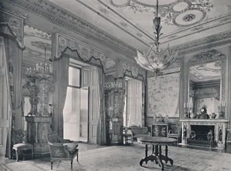 Sala Centralna, Pałac Buckingham, narożnik południowo-wschodni, 1939