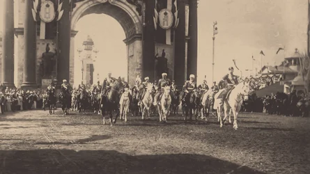 Uroczysty wjazd Mikołaja II w Moskwie 9 maja 1896 r. 1896 r.