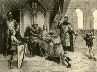Ceremonia Służby Feudalnej, IX-X w., 1890 r.