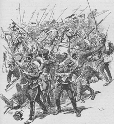 Szarża austriackich ułanów, 1902