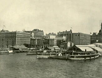Okrągłe nabrzeże, Sydney, 1901.