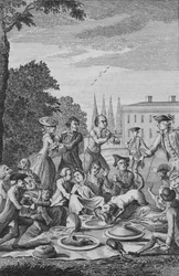 The Citizens Fete Champetre, ok. 1770.