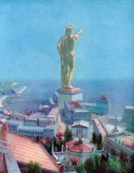 Kolos Rodos, Grecja, 1933-1934