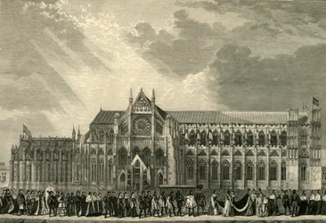 Procesja koronacyjna Anny Boleyn do Opactwa Westminsterskiego, 1533, 1881.