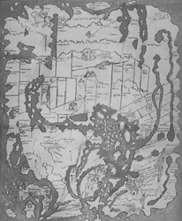 Cottoniana lub mapa anglosaska MS Tib. BV, c995, 1903