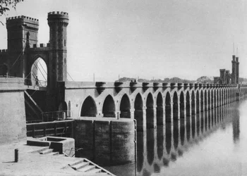 Zapora Delta, Kair, Egipt, ok. 1920 r.