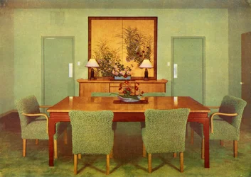 Jadalnia - Paul T. Frankl, Beverly Hills, Kalifornia, 1941