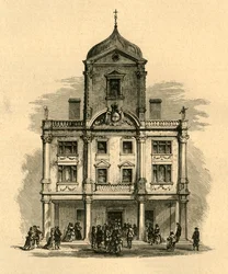 Teatr Dorset Gardens, Whitefriars, 1897.