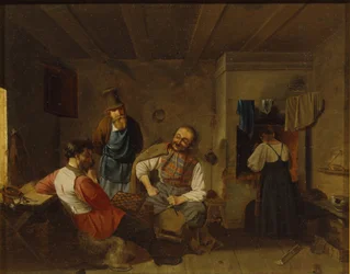 Warcaby, koniec XIX wieku.