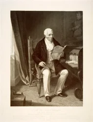 Książę Wellington czyta depesze w swoim domu Apsley House, Londyn, 1846 r