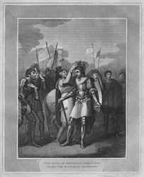 Hrabia Richmond wybrany królem po bitwie pod Bosworth, 1838