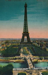 Wieża Eiffla, Paryż, ok. 1920