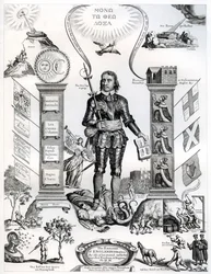 Godło Anglików, 1658, 1899