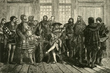 Cesarz Maksymilian w otoczeniu najznakomitszych ze swoich współczesnych 1508-1519, 1890.