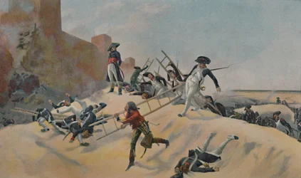 Przykład. - Kleber podczas szturmu Akki, 1799, 1896