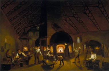 „Fabryka szkła Sokoła”, ok. 1840 r.