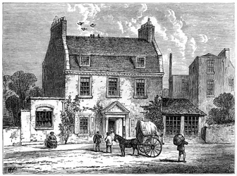The Farthing Pie House, Londyn, 1820 1891