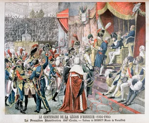 Pierwsze rozdanie krzyży Legii Honorowej, 1804 1904