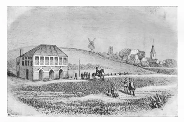 Pierwsza Wielka Trybuna w Newmarket, c1765, 1911