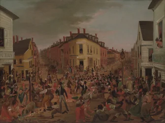 Pięć punktów, ca. 1827.