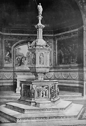 Czcionka w kościele San Giovanni, Siena, 1903