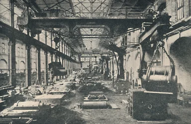 Odlewnia w Swindon Works, ok. 1917 r.