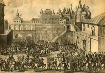 Francuzi wkraczają do Moskwy, wrzesień 1812, 1921.