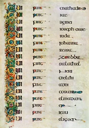 Genealogia Chrystusa, 800 rne, XX wiek