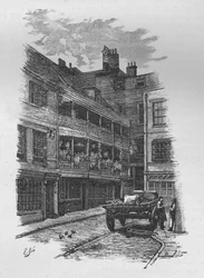 The George Inn, dzielnica, 1890