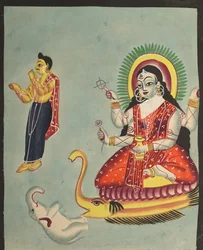 Bogini Ganga, 1800 rok.