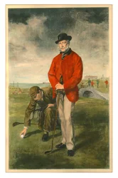 Golfista, XIX wiek.