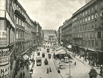Graben, Wiedeń, Austria, 1895.