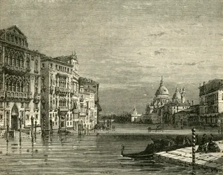 Canal Grande, Wenecja, 1890.
