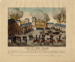 Wielka Armia wkracza do Moskwy, 1812 r.