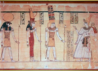 Wielki papirus Harrisa, z Teb, Egipt, panowanie Ramzesa IV, ok. 1200 pne