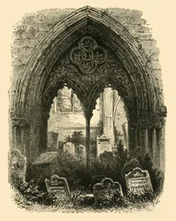 Wielki Portal, Opactwo Crowland, 1898.