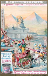 Wielki Sfinks z Gizy, Egipt, ok. 1890-1910