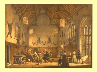 Sala, Athelhampton, Dorset, c1838.