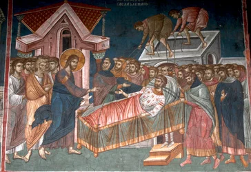 Uzdrowienie paralityka w Kafarnaum, ok. 1350
