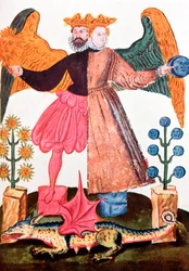 Hermetyczna androgyna, koniec XVII wieku