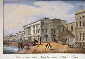 Teatr Ermitaż w Petersburgu, lata czterdzieste XIX wieku.