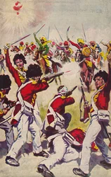 Lekka piechota wyżynna. Szarża Kawalerii Mahratty w Assaye, 1803, 1939