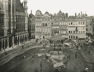 Hotel de Ville, Bruksela, Belgia, 1895.