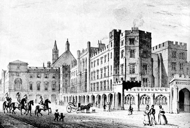 Izba Lordów i Izba Gmin, Westminster, początek XIX wieku ok. 1905