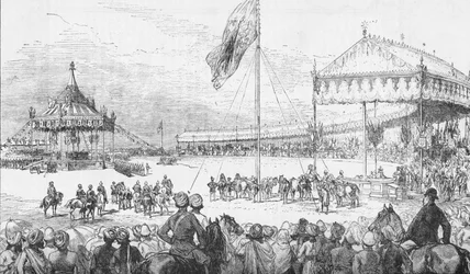 Imperial Durbar w Delhi, Indie, w dniu 1 stycznia 1877 1908 r.