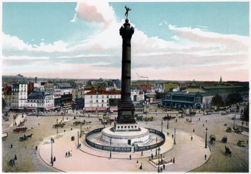 Kolumna Lipcowa na Place de la Bastille, Paryż, ok. 1900